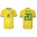 Brazilië Vinicius Junior #20 Voetbalkleding Thuisshirt WK 2022 Korte Mouwen